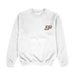 Purdue University Boilermakers Hand Sketched Vive La Fete Impressions Artwork Womens  White Crewneck Sweatshirt