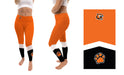 RIT Tigers Vive La Fete Game Day Collegiate Ankle Color Block Women Orange Black Yoga Leggings - Vive La Fête - Online Apparel Store