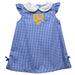 Riverside Highlanders UCR Embroidered Royal Gingham A Line Dress