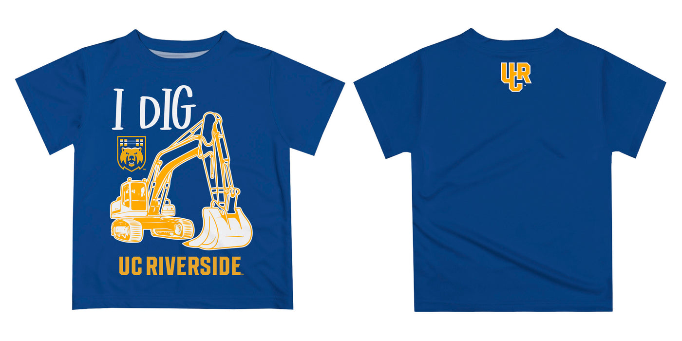 Riverside Highlanders UCR Vive La Fete Excavator Boys Game Day Blue Short Sleeve Tee - Vive La Fête - Online Apparel Store