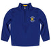 Rochester Yellowjackets Vive La Fete Logo and Mascot Name Womens Blue Quarter Zip Pullover