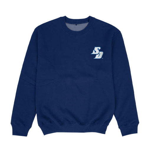 San Diego Toreros Hand Sketched Vive La Fete Impressions Artwork Womens  Blue Crewneck Sweatshirt