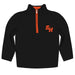 Sam Houston Bearkats Hand Sketched Vive La Fete Impressions Artwork  Black Quarter Zip Pullover V1