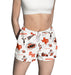 Sam Houston Bearkats Repeat Print Hand Sketched Vive La Fete Impressions Artwork Womens White Lounge Shorts