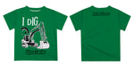 USC Upstate Spartans Vive La Fete Excavator Boys Game Day Green Short Sleeve Tee - Vive La Fête - Online Apparel Store