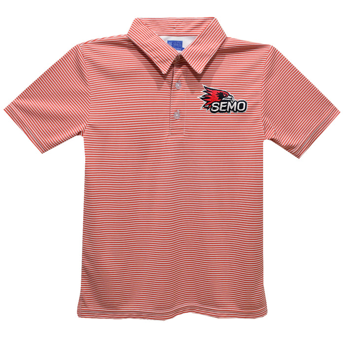 Southeast Missouri Redhawks Embroidered Red Cardinal Short Sleeve Polo Box Shirt