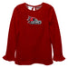 Southeast Missouri Redhawks Embroidered Red Knit Long Sleeve Girls Blouse