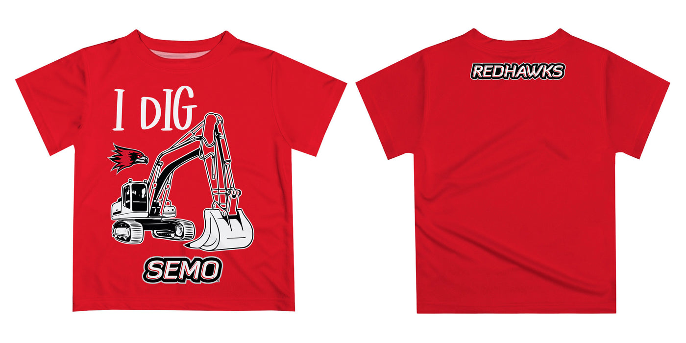 Southeast Missouri Redhawks Vive La Fete Excavator Boys Game Day Red Short Sleeve Tee - Vive La Fête - Online Apparel Store