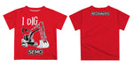 Southeast Missouri Redhawks Vive La Fete Excavator Boys Game Day Red Short Sleeve Tee - Vive La Fête - Online Apparel Store