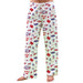 SMU Mustangs Repeat Print Hand Sketched Vive La Fete Impressions Artwork Womens  White  Lounge Pants