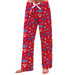 SMU Mustangs Repeat Print Hand Sketched Vive La Fete Impressions Artwork Womens  Red  Lounge Pants