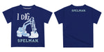 Spelman College Vive La Fete Excavator Boys Game Day Blue Short Sleeve Tee - Vive La Fête - Online Apparel Store