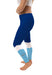 Spelman College Jaguars Vive La Fete Game Day Collegiate Ankle Color Block Women Blue Light Blue Yoga Leggings - Vive La Fête - Online Apparel Store