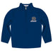 Southwestern Oklahoma State Bulldogs Vive La Fete Game Day Solid Blue Quarter Zip Pullover Sleeves