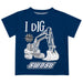 Southwestern Oklahoma State Bulldogs Vive La Fete Excavator Boys Game Day Blue Short Sleeve Tee