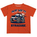 Syracuse Orange Vive La Fete Monster Truck Boys Game Day Orange Short Sleeve Tee