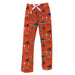 Syracuse Orange Repeat Print Hand Sketched Vive La Fete Impressions Artwork Womens  Orange  Lounge Pants