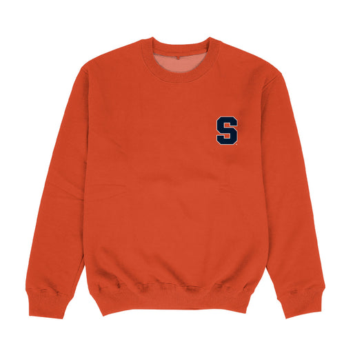 Syracuse Orange Hand Sketched Vive La Fete Impressions Artwork Womens  Orange Crewneck Sweatshirt