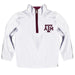 Texas A&M Aggies Hand Sketched Vive La Fete Impressions Artwork  White Quarter Zip Pullover V1