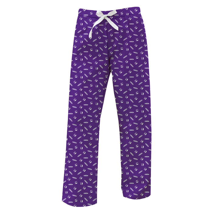 Tarleton State University Vive La Fete Game Day All Over Logo Womens Lounge Pants