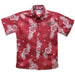 Tampa Spartans Red Cardinal Hawaiian Short Sleeve Button Down Shirt