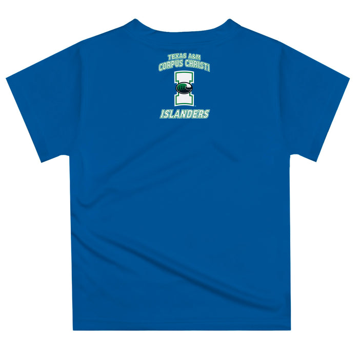 Texas A&M Corpus Christi Islanders TAMU-CC Vive La Fete Excavator Boys Game Day Blue Short Sleeve Tee - Vive La Fête - Online Apparel Store