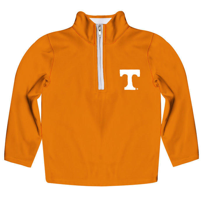 Tennessee Vols Hand Sketched Vive La Fete Impressions Artwork  Orange Quarter Zip Pullover V1