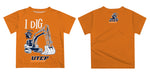 Texas at El Paso Miners Vive La Fete Excavator Boys Game Day Orange Short Sleeve Tee - Vive La Fête - Online Apparel Store