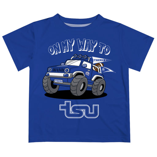 Tennessee State Tigers  Vive La Fete Monster Truck Boys Game Day Reflex Blue Short Sleeve Tee