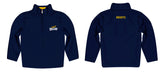 Toledo Rockets Vive La Fete Logo and Mascot Name Womens Blue Quarter Zip Pullover - Vive La Fête - Online Apparel Store