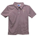 Troy Trojans Embroidered Maroon Stripes Short Sleeve Polo Box Shirt