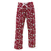 Troy Trojans Repeat Print Hand Sketched Vive La Fete Impressions Artwork Womens  Maroon  Lounge Pants