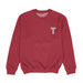 Troy Trojans Hand Sketched Vive La Fete Impressions Artwork Womens  Maroon Crewneck Sweatshirt