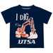 Texas at San Antonio Roadrunners Vive La Fete Excavator Boys Game Day Blue Short Sleeve Tee