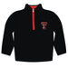 Texas Tech Red Raiders Hand Sketched Vive La Fete Impressions Artwork  Black Quarter Zip Pullover V1