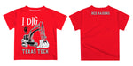 Texas Tech Red Raiders Vive La Fete Excavator Boys Game Day Red Short Sleeve Tee - Vive La Fête - Online Apparel Store