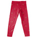 Tuskegee Golden Tigers Vive La Fete Girls Game Day All Over Logo Elastic Waist Classic Play Crimson Leggings Tights