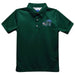 Tulane Green Wave Embroidered Hunter Green Short Sleeve Polo Box Shirt