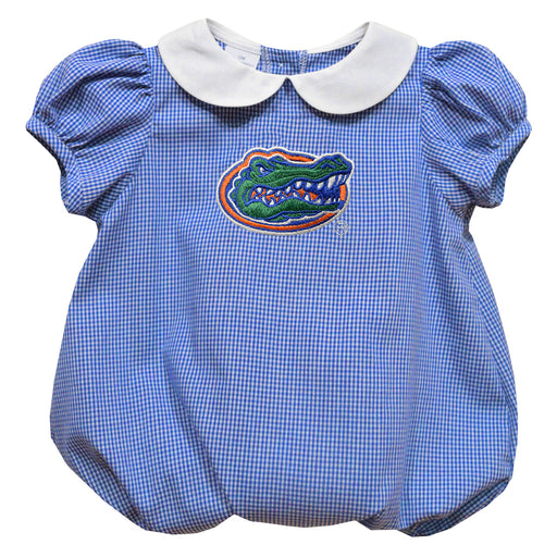 Florida Gators Embroidered Royal Girls Baby Bubble Short Sleeve