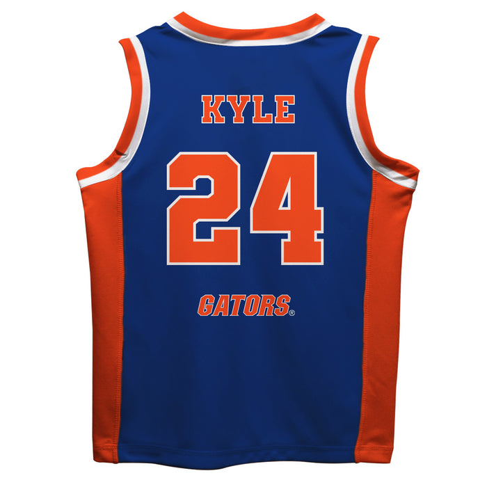 Florida Gators Vive La Fete Ra Shaya Kyle Game Day Blue Boys Basketball Jersey