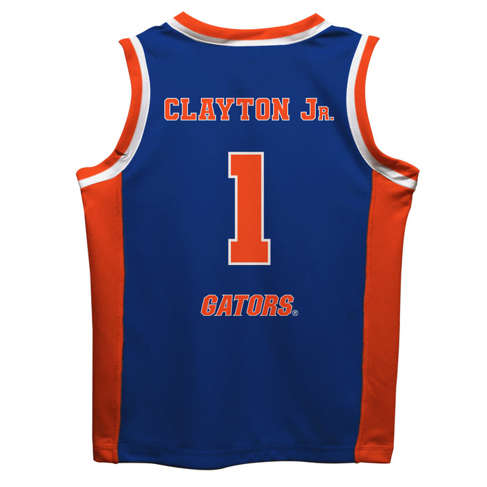 Florida Gators Vive La Fete Walter Clayton Jr Game Day Blue Boys Basketball Jersey