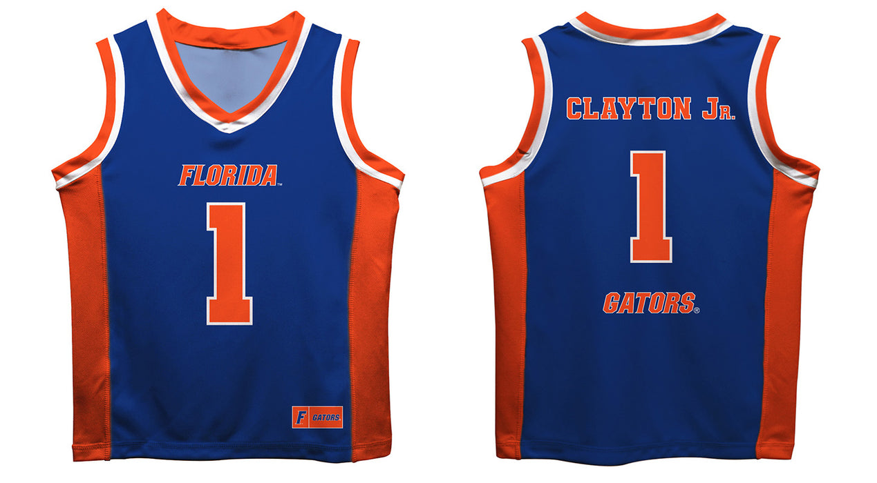 Florida Gators Vive La Fete Walter Clayton Jr Game Day Blue Boys Basketball Jersey