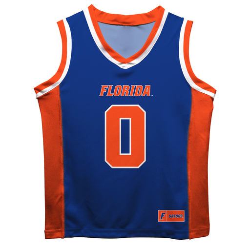 Florida Gators Vive La Fete Zyon Pullin Game Day Blue Boys Basketball Jersey