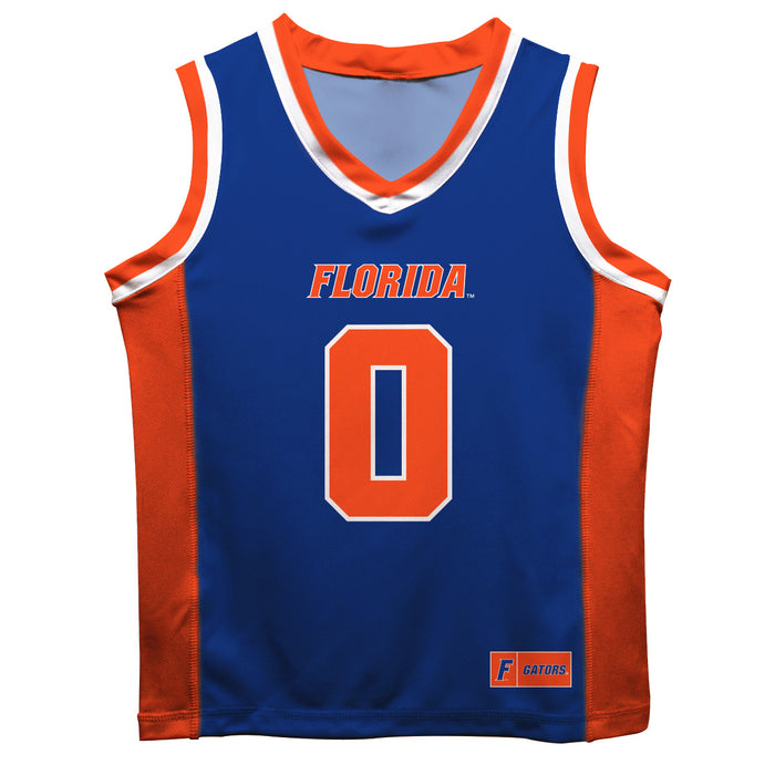 Florida Gators Vive La Fete Zyon Pullin Game Day Blue Boys Basketball Jersey