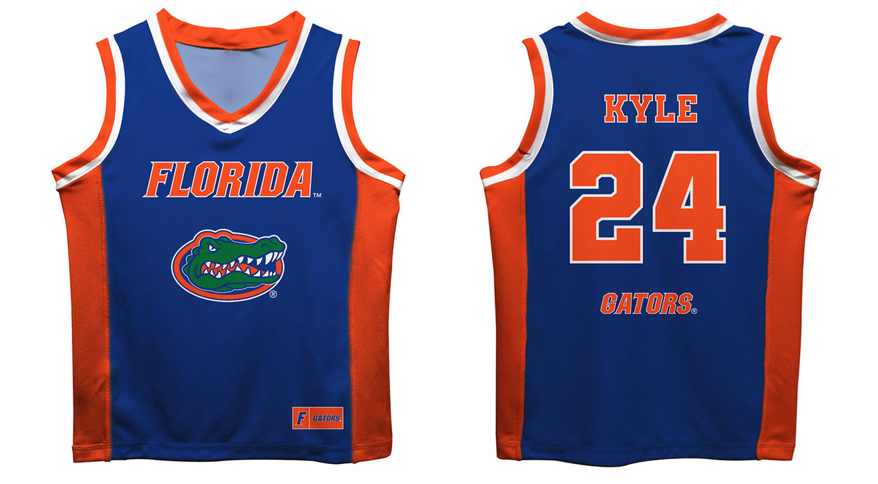 Florida Gators Vive La Fete Ra Shaya Kyle Game Day Blue Boys Basketball Fashion Top