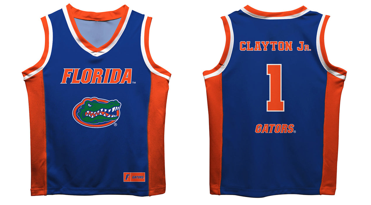 Florida Gators Vive La Fete Walter Clayton Jr Game Day Blue Boys Basketball Fashion Top