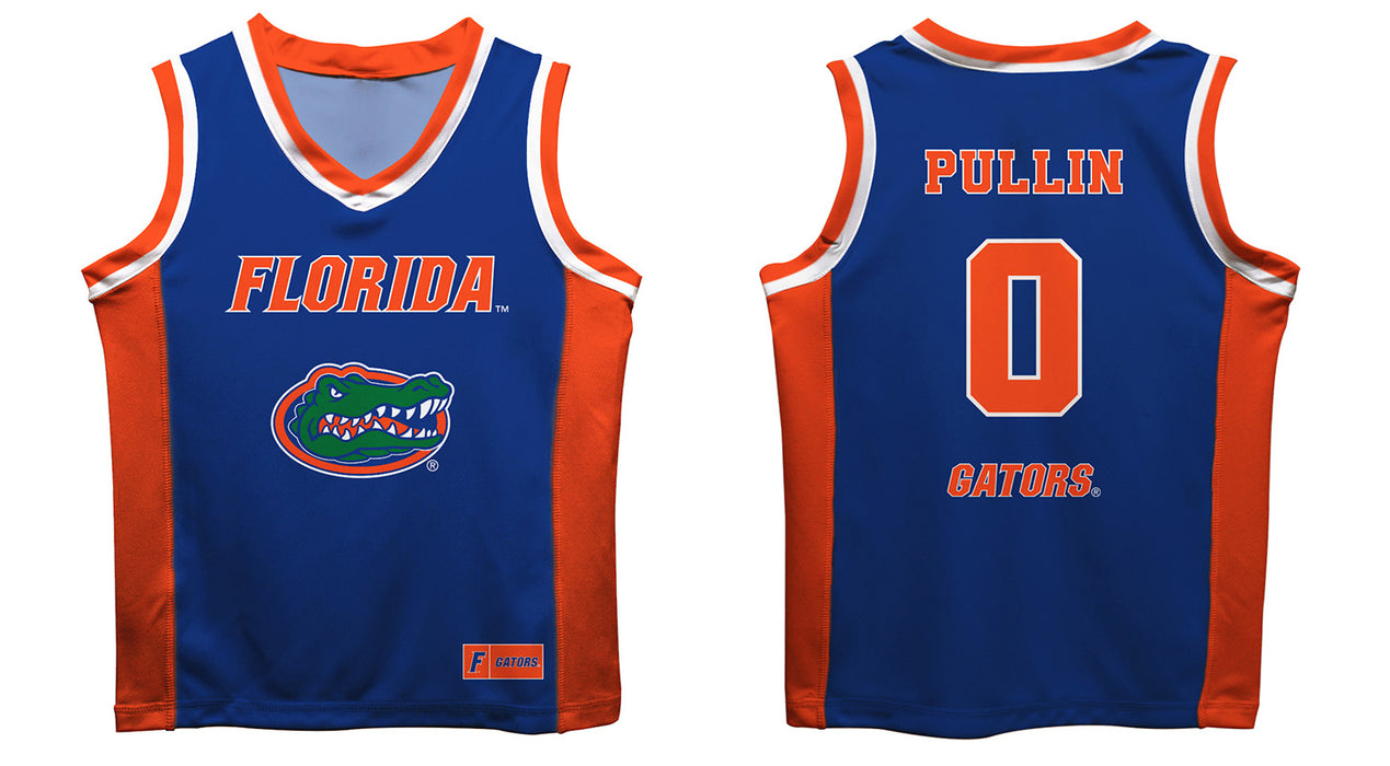 Florida Gators Vive La Fete Zyon Pullin Game Day Blue Boys Basketball Fashion Top