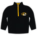 Missouri Tigers MU Hand Sketched Vive La Fete Impressions Artwork  Black Quarter Zip Pullover V1