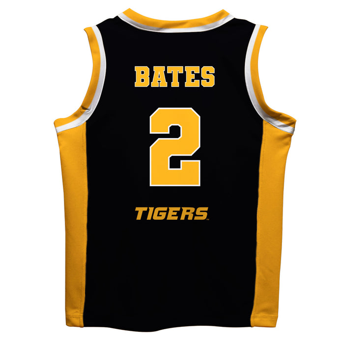University Of Missouri Vive La Fete Tamar Bates Game Day Black And Yellow Boy Basketball Jersey