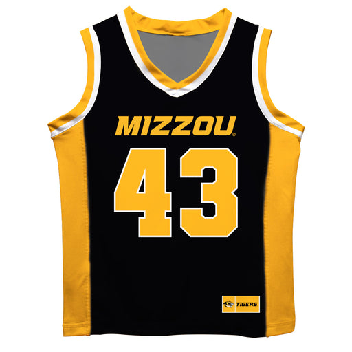 University Of Missouri Vive La Fete Hayley Frank Game Day Black And Yellow Boy Basketball Jersey